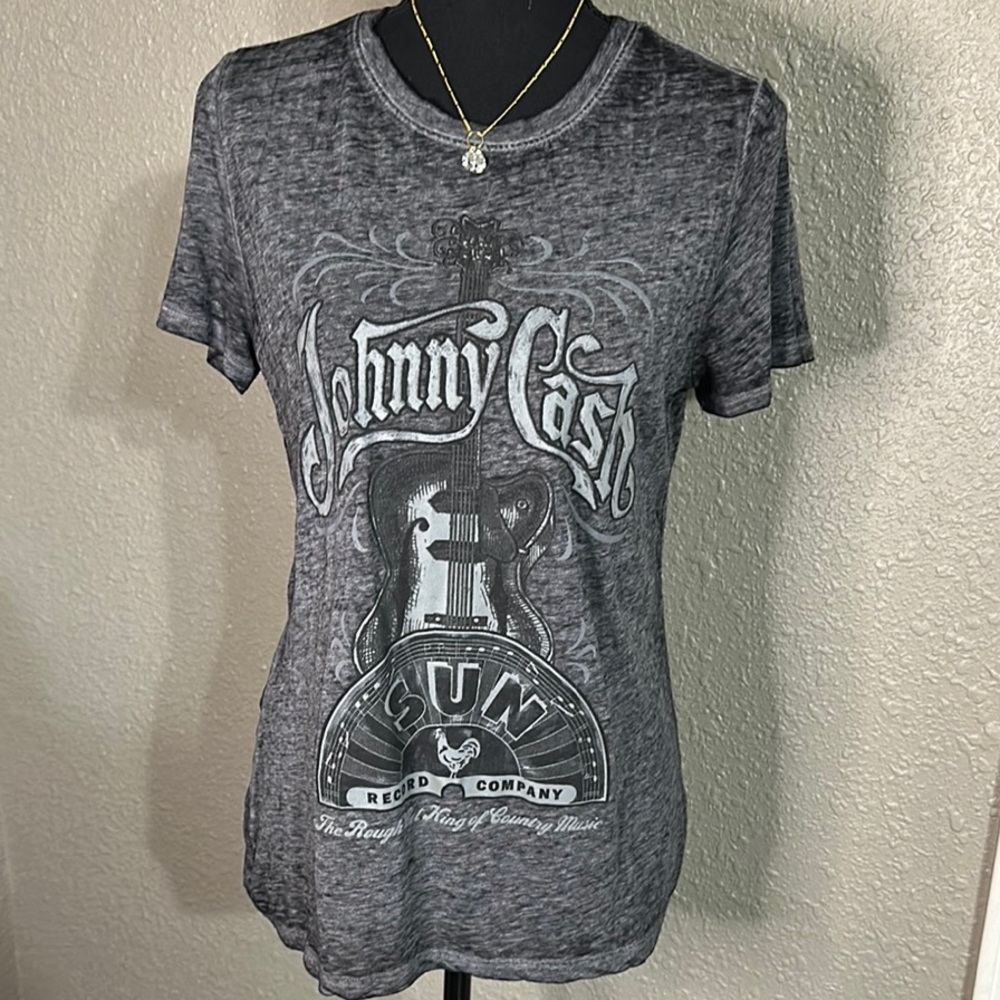 SUN RECORD CO Vintage‎ Johnny Cash Graphic Tee